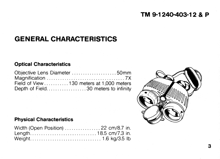 Steiner M22 binocular - Manual